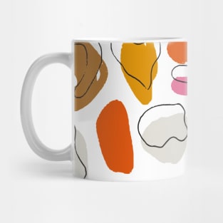 Summer Solid Color Pebbles Mug